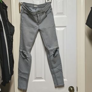 Free People Distressed skinny jeans